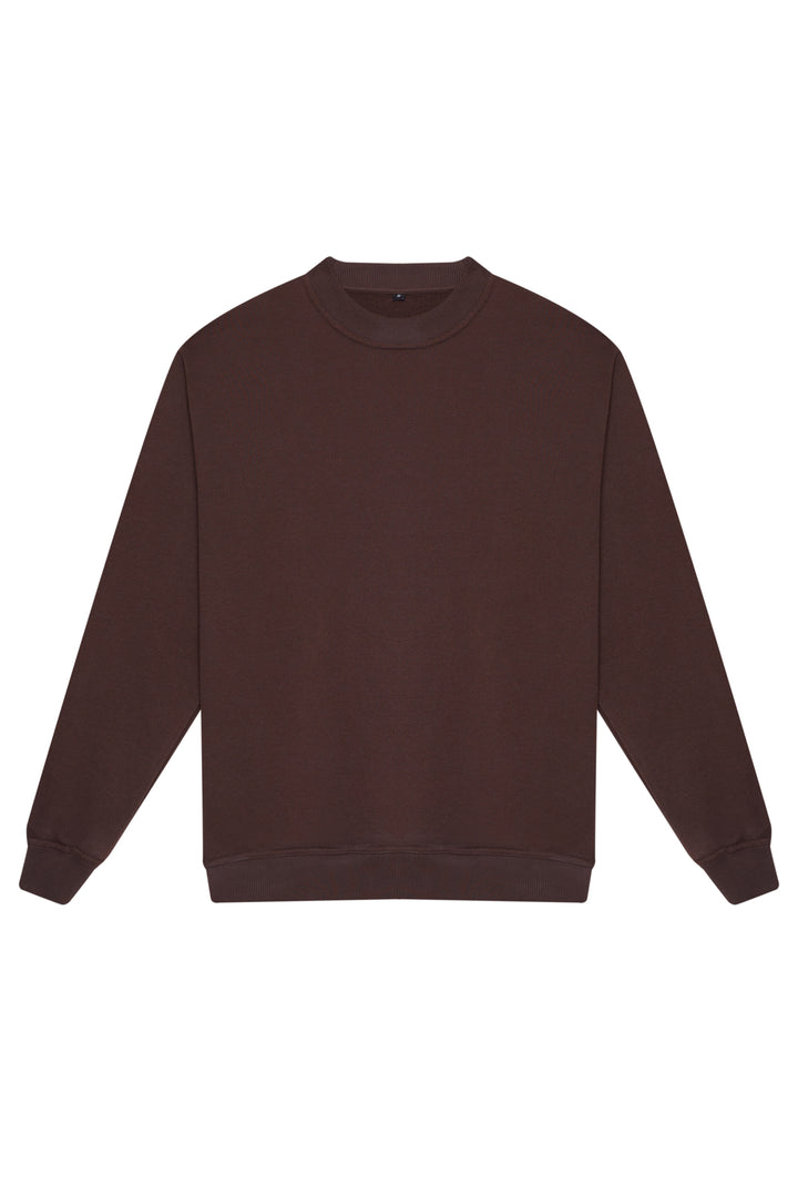 Heavyweight Crewneck - Brown