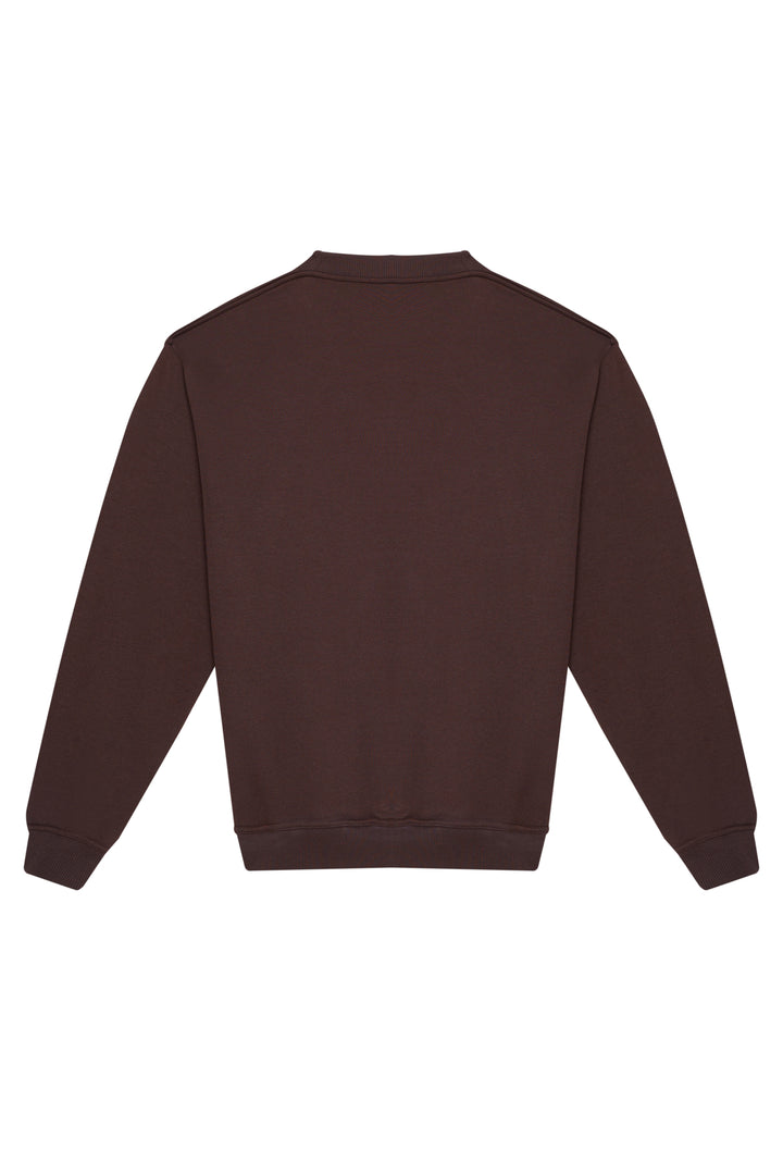 Heavyweight Crewneck - Brown