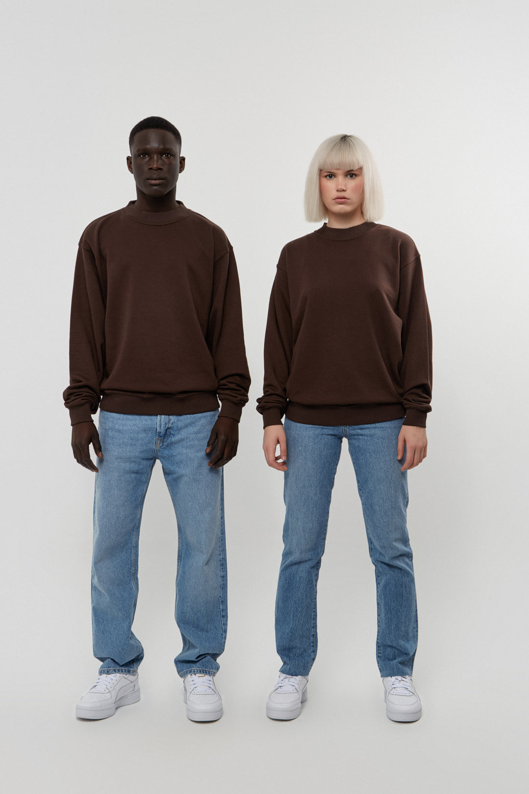 Heavyweight Crewneck - Brown